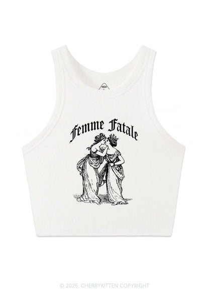 Femme Fatale Women Pride Y2K Crop Tank Top Cherrykitten