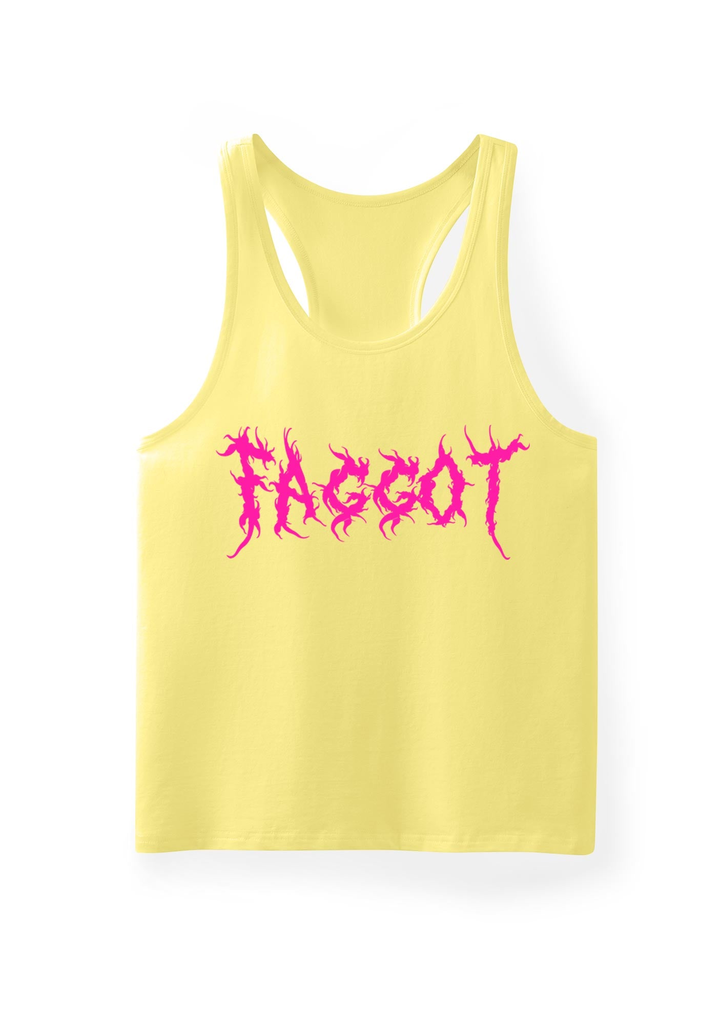 Punk Faggot Pride Y2K Men Racerback Tank Top Cherrykitten