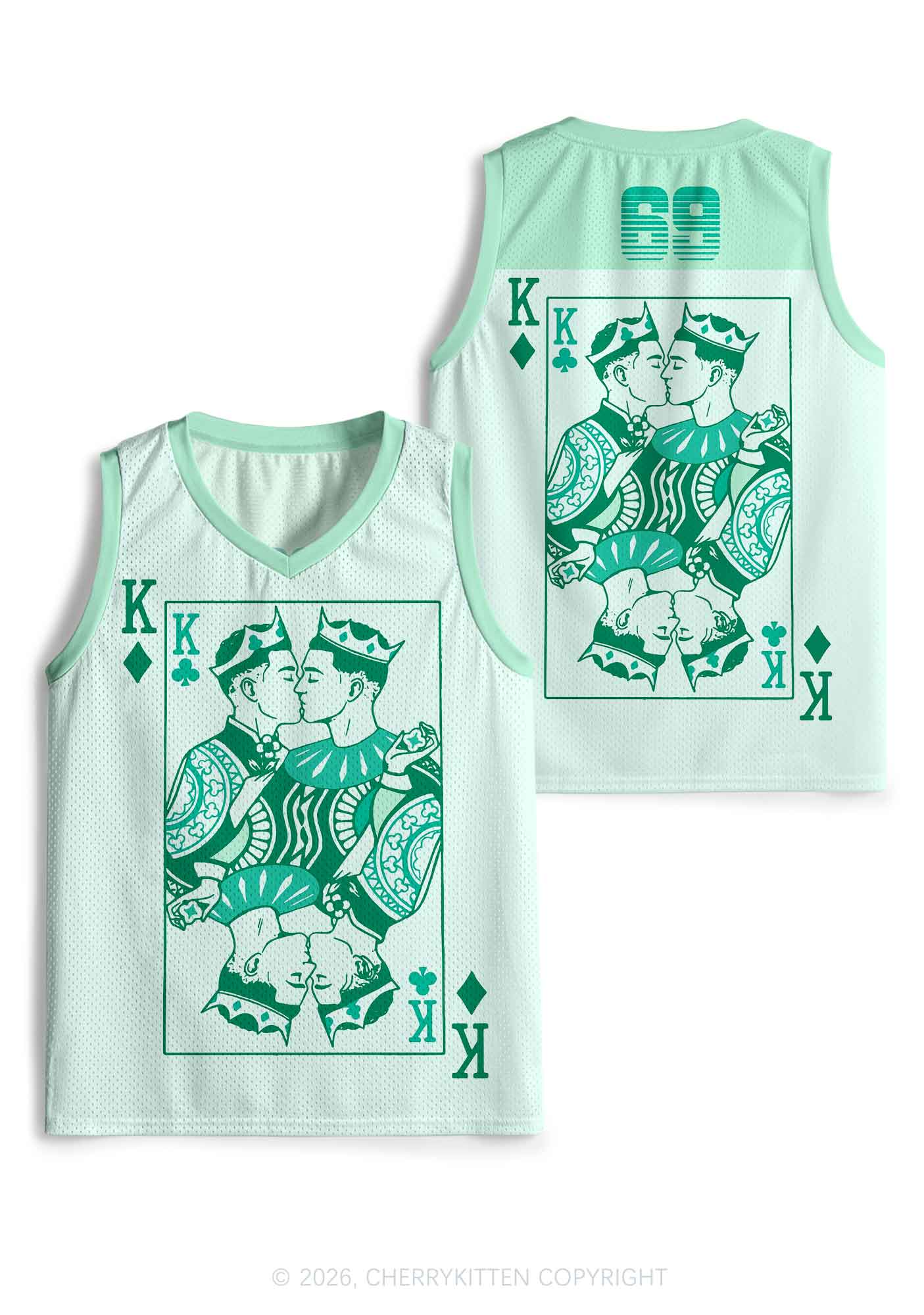 Gay King Pride Y2K Sport Jersey Tank Cherrykitten