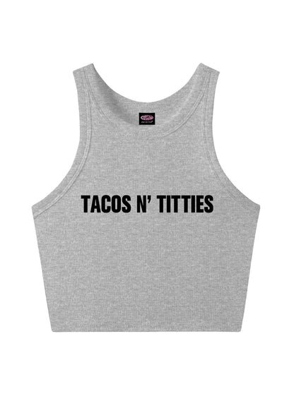 Tacos And Txtties Y2K Crop Tank Top Cherrykitten