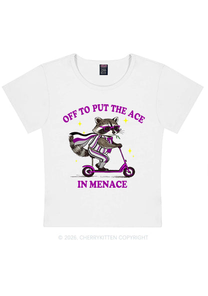 Put The Ace In Menace Pride Y2K Baby Tee Cherrykitten