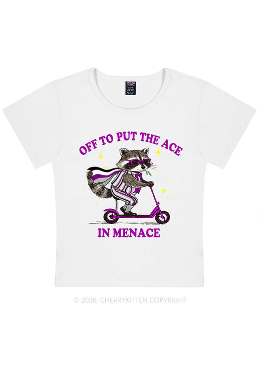 Put The Ace In Menace Pride Y2K Baby Tee Cherrykitten