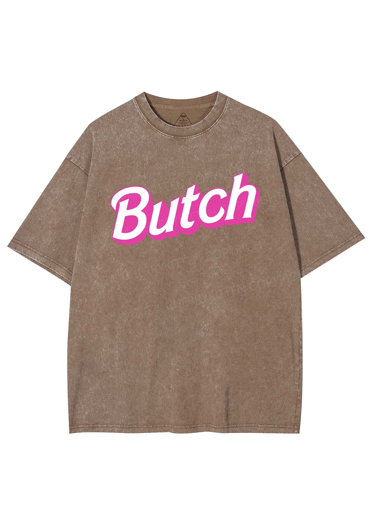 Pink Butch Y2K Shirts Washed Tee Cherrykitten