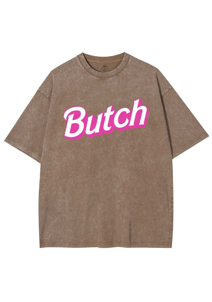 Pink Butch Y2K Shirts Washed Tee Cherrykitten