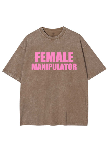 Female Manipulator Y2K Shirts Washed Tee Cherrykitten