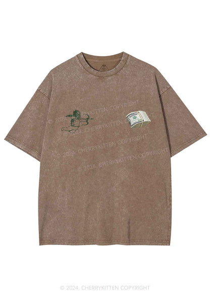 Cupid Cash Y2K Valentine's Day Washed Tee Cherrykitten