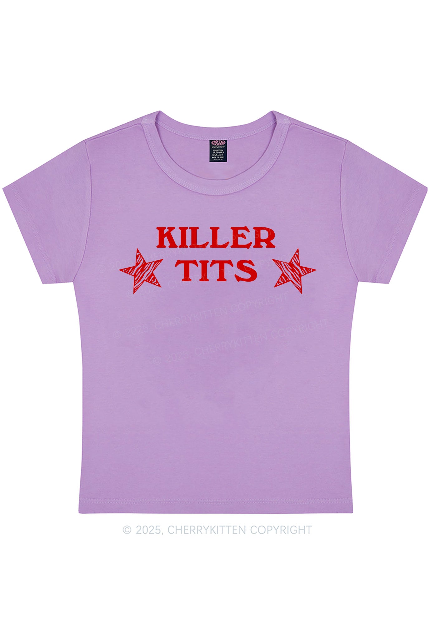 Killer Txts Y2K Baby Tee Cherrykitten