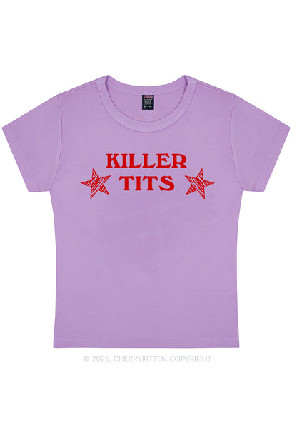 Killer Txts Y2K Baby Tee Cherrykitten