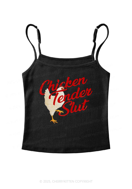 Chicken Tender Slxt Y2K Spaghetti Strap Cami Cherrykitten