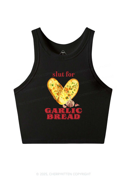 Slxt For Garlic Bread Y2K Crop Tank Top Cherrykitten