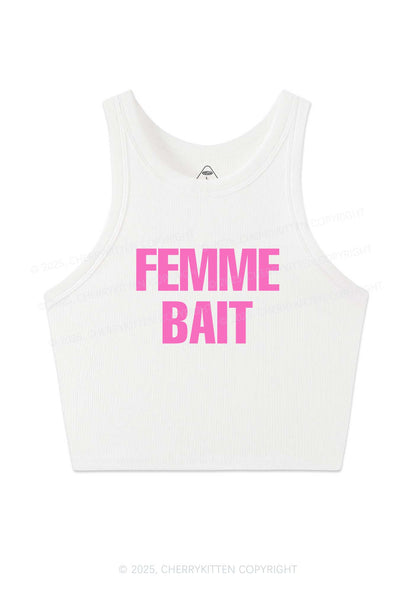 Femme Bait Y2K Crop Tank Top Cherrykitten
