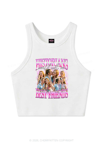 Custom Best Friends Photos Pride Y2K Crop Tank Top Cherrykitten