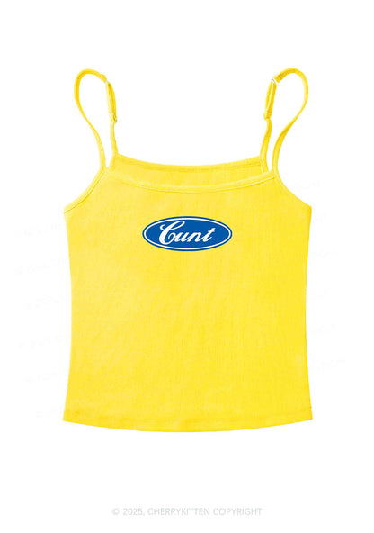 Oval Cxxt Y2K Spaghetti Strap Cami Cherrykitten