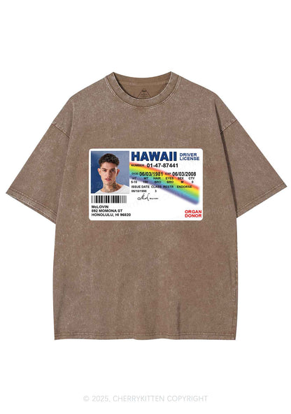 Custom MCL ID Y2K Shirts Washed Tee Cherrykitten