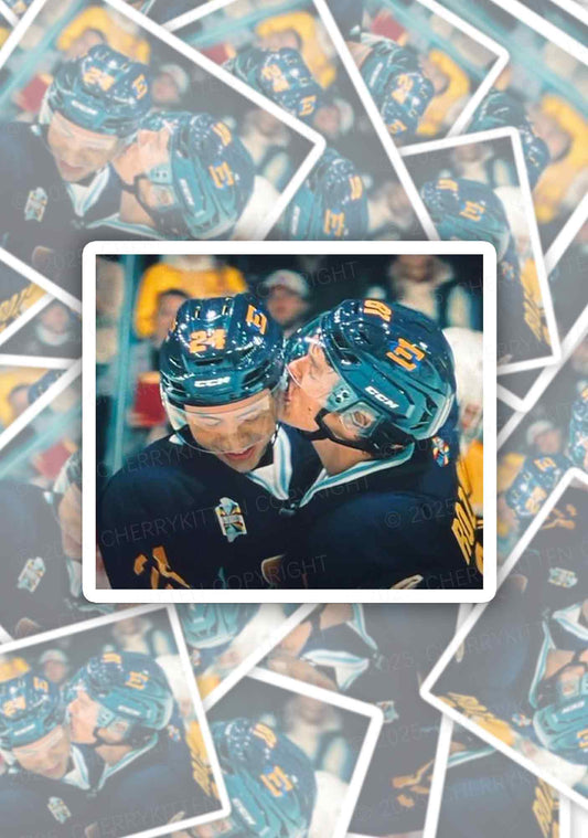 Blue Kissing HR 1pc Y2K Sticker Cherrykitten