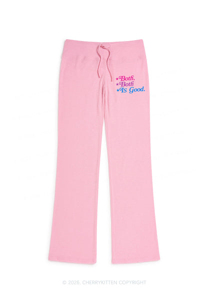 Both Is Good Pride Y2K Low Rise Drawstring Flare Pants Cherrykitten