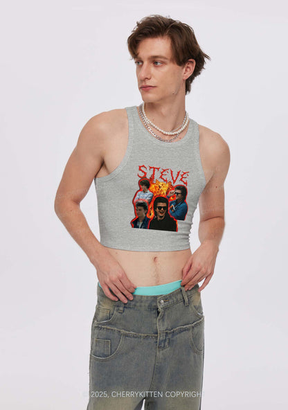SH Flame Vibe Y2K Crop Tank Top Cherrykitten