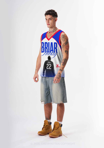 Legend Silhouette JL Y2K Sport Jersey Tank Cherrykitten