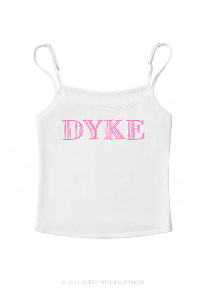 DYKE Pride Y2K Spaghetti Strap Cami Cherrykitten