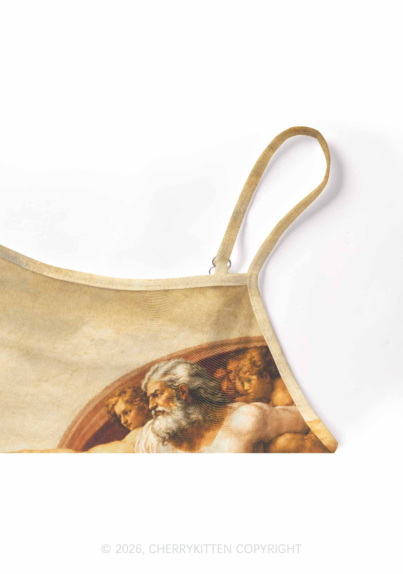 God Hand Touching Rat Y2K Mesh Cami Tank Cherrykitten