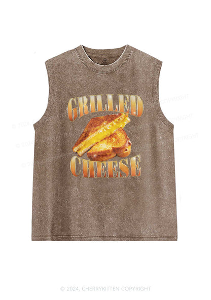 Grilled Cheese Y2K Washed Tank Cherrykitten