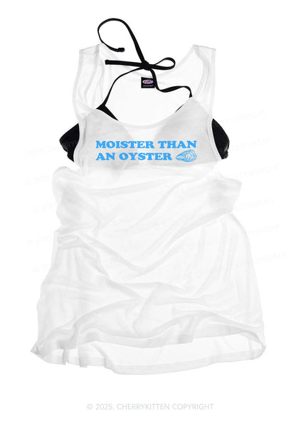 Moister Than An Oyster Y2K Sheer Boyfriend Tank Cherrykitten
