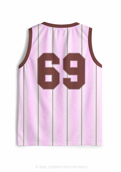 Purple I Put The Bi In Bxxch Pride Y2K Sport Jersey Tank Cherrykitten