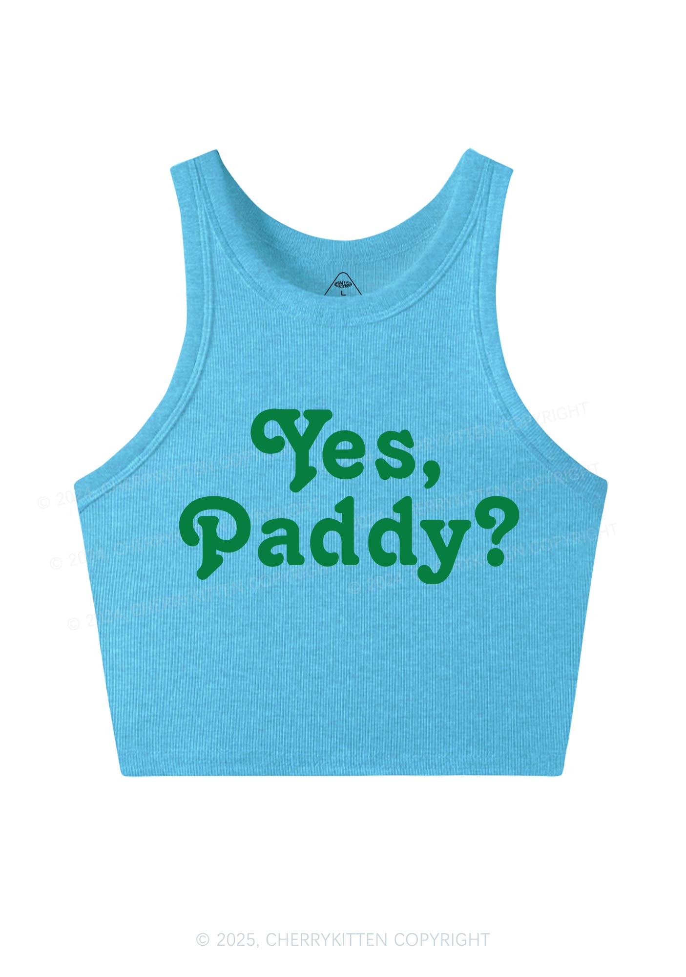 Yes Paddy St Patricks Y2K Crop Tank Top Cherrykitten