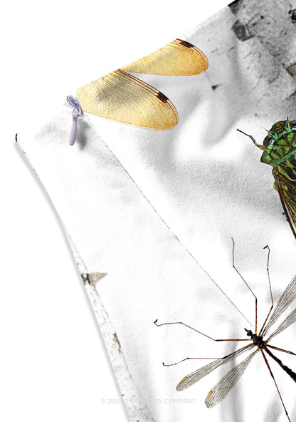 Insects On Birch Y2K Print Mini Skirt Cherrykitten