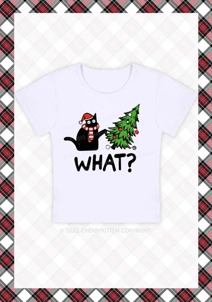 What Christmas Tree Baby Tee Cherrykitten