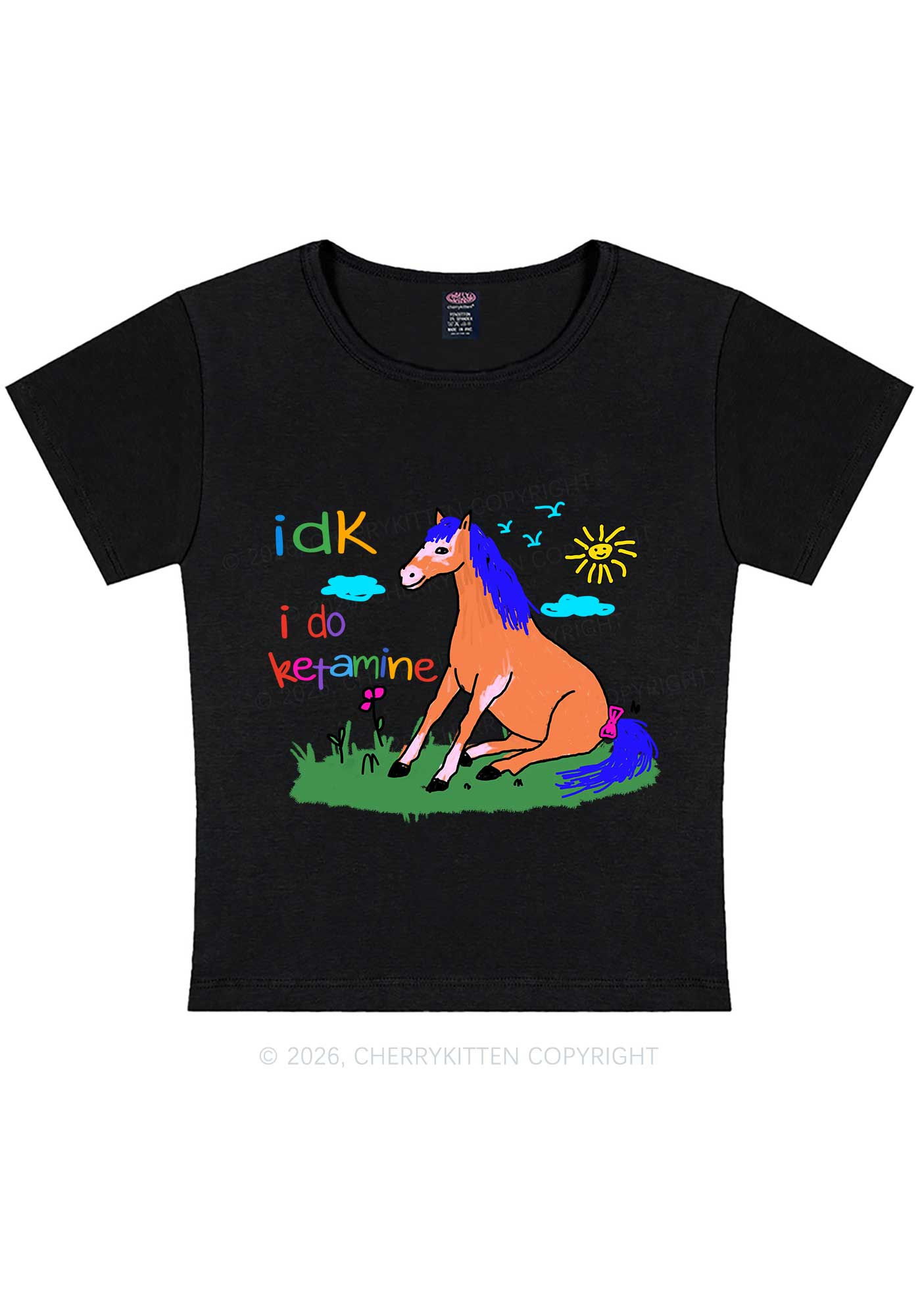I Do kxxamine Y2K Baby Tee Cherrykitten