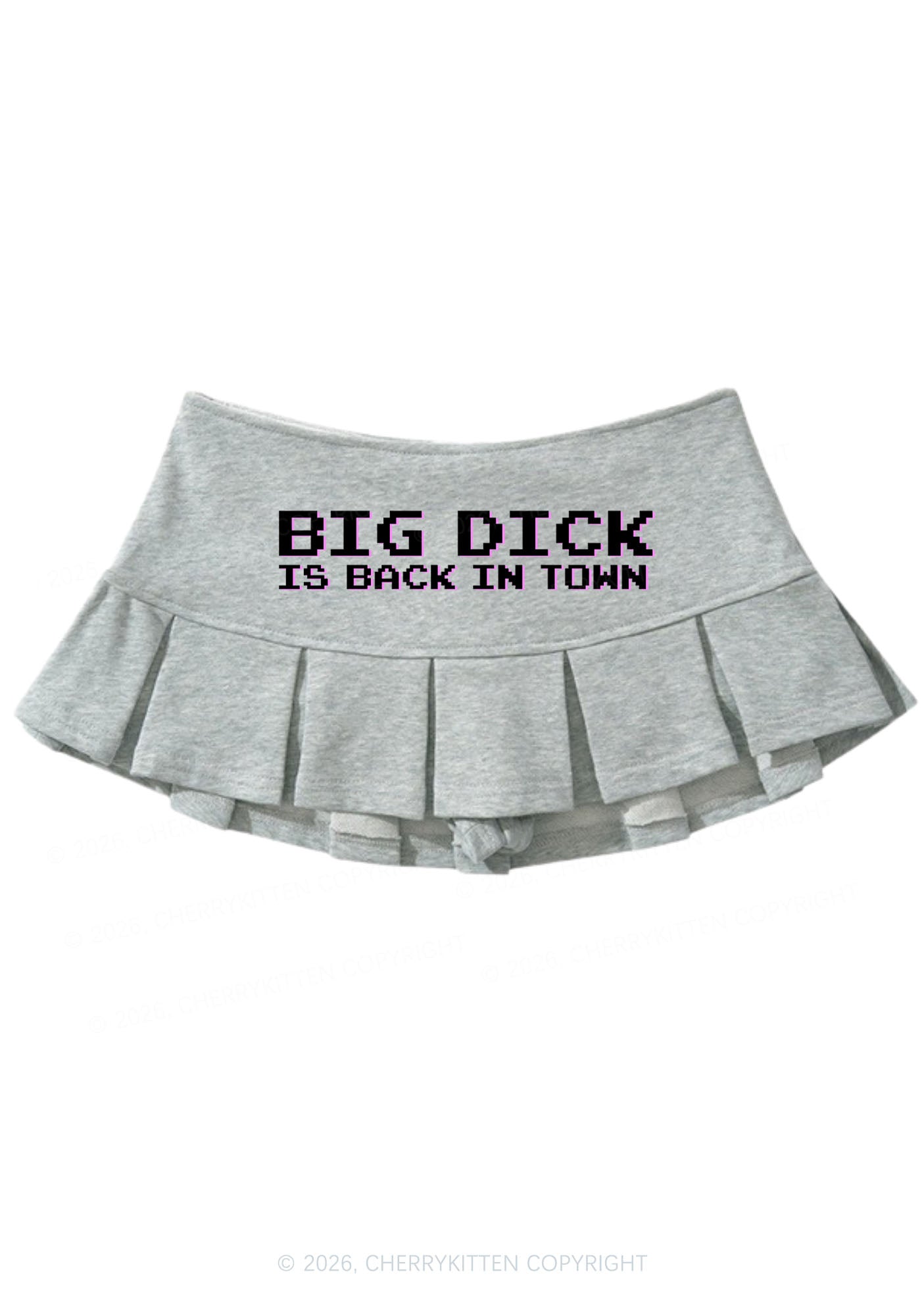 Big Is Back In Town Y2K Mini Pleated Skirts Cherrykitten
