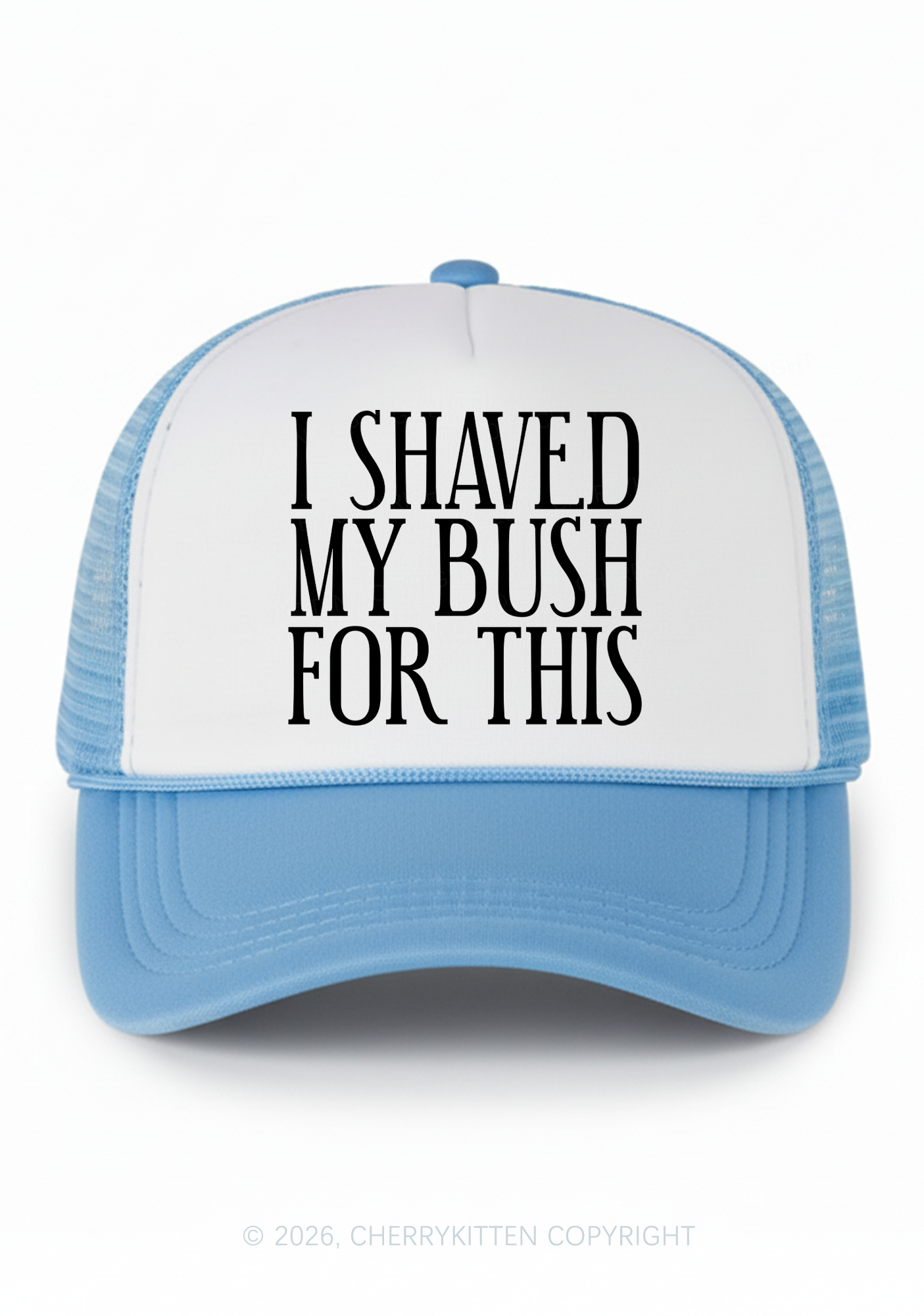 I Shaved My Bush For This Y2K Colorblock Trucker Hat Cherrykitten