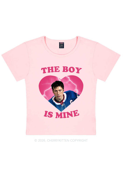 The Boy Is Mine HR Y2K Baby Tee Cherrykitten