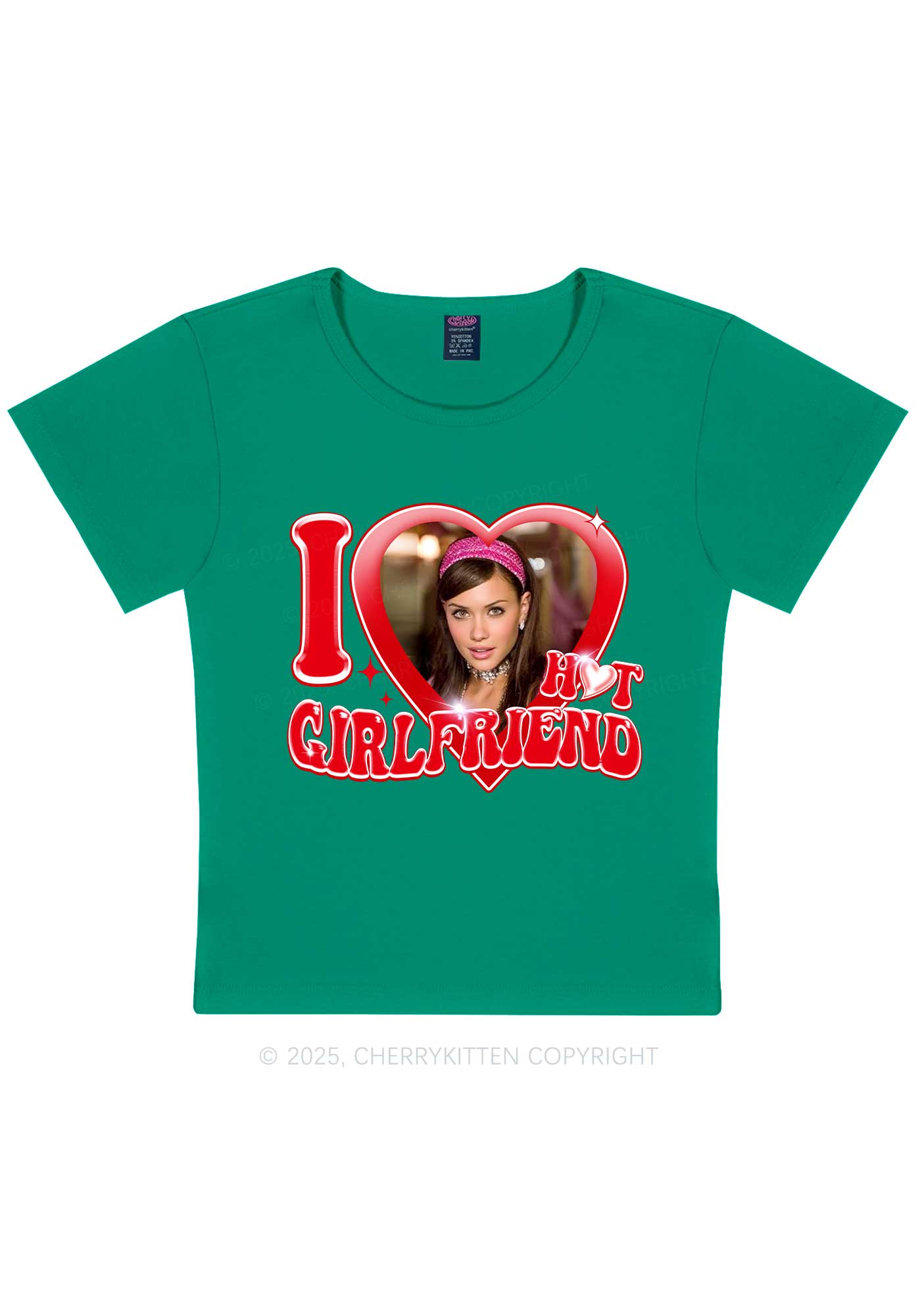 Custom I Love My Hot Girlfriend Y2K Baby Tee Cherrykitten