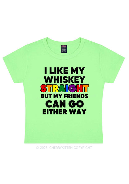 I Like Straight Pride Y2K Baby Tee Cherrykitten