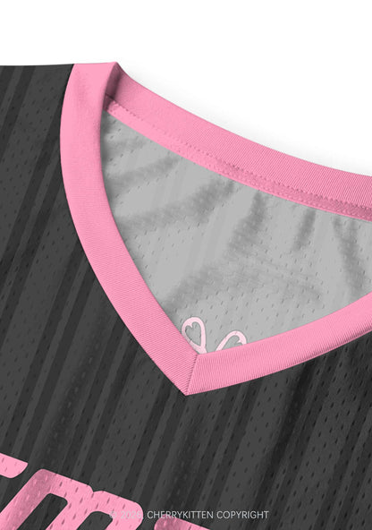 Grey Smile If You Are Lesbian Pride Y2K Sport Jersey Tank Cherrykitten