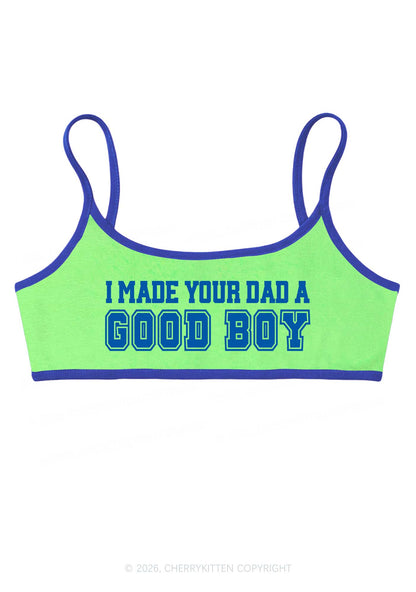 Made Your Dad A Good Boy Y2K Super Crop Cami Cherrykitten