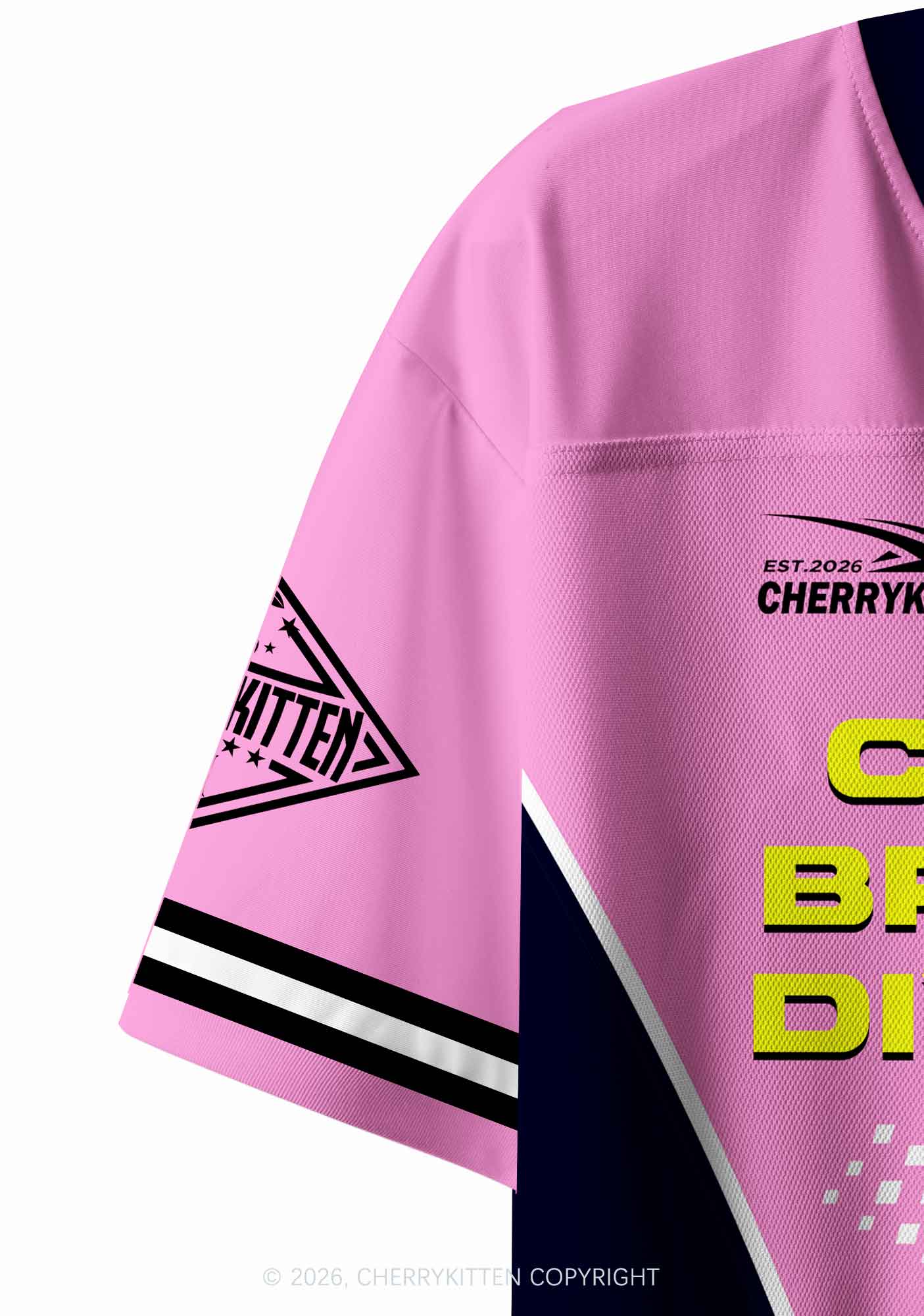 Cxxt Sun Brat Moon Diva Rising Y2K Crop Sport Jersey Shirts Cherrykitten