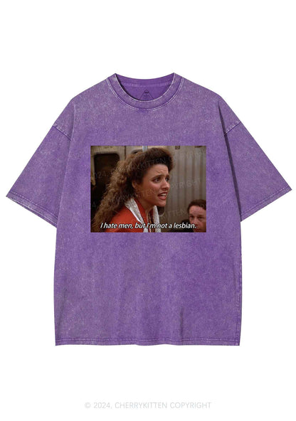 I Hate Men Y2K Washed Tee Cherrykitten