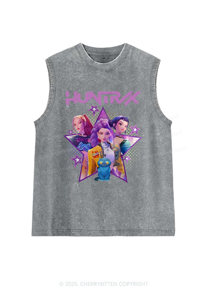 Kpop Stars Y2K Washed Muscle Tank Cherrykitten
