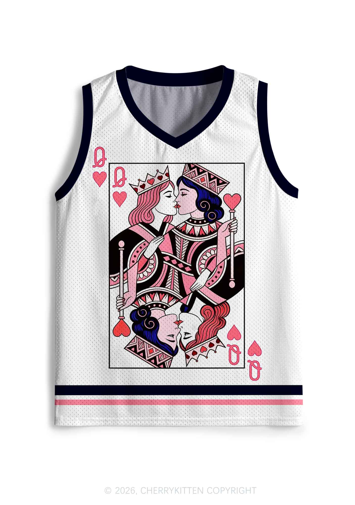 Queens Kissing Pride Y2K Sport Jersey Tank Cherrykitten