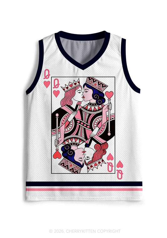 Queens Kissing Pride Y2K Sport Jersey Tank Cherrykitten