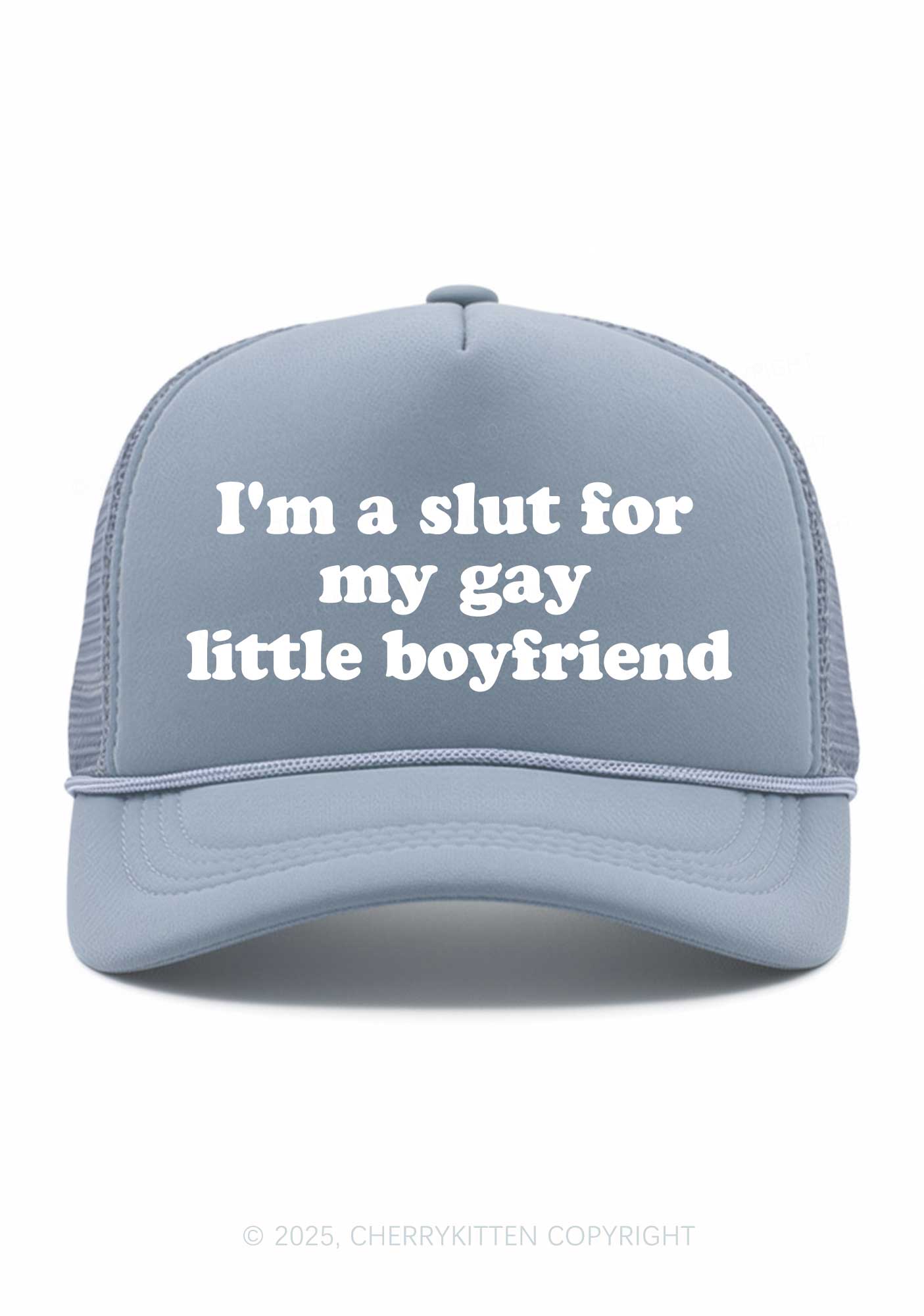 Slxt For My Gay BF Valentine's Day Y2K Trucker Hat Cherrykitten