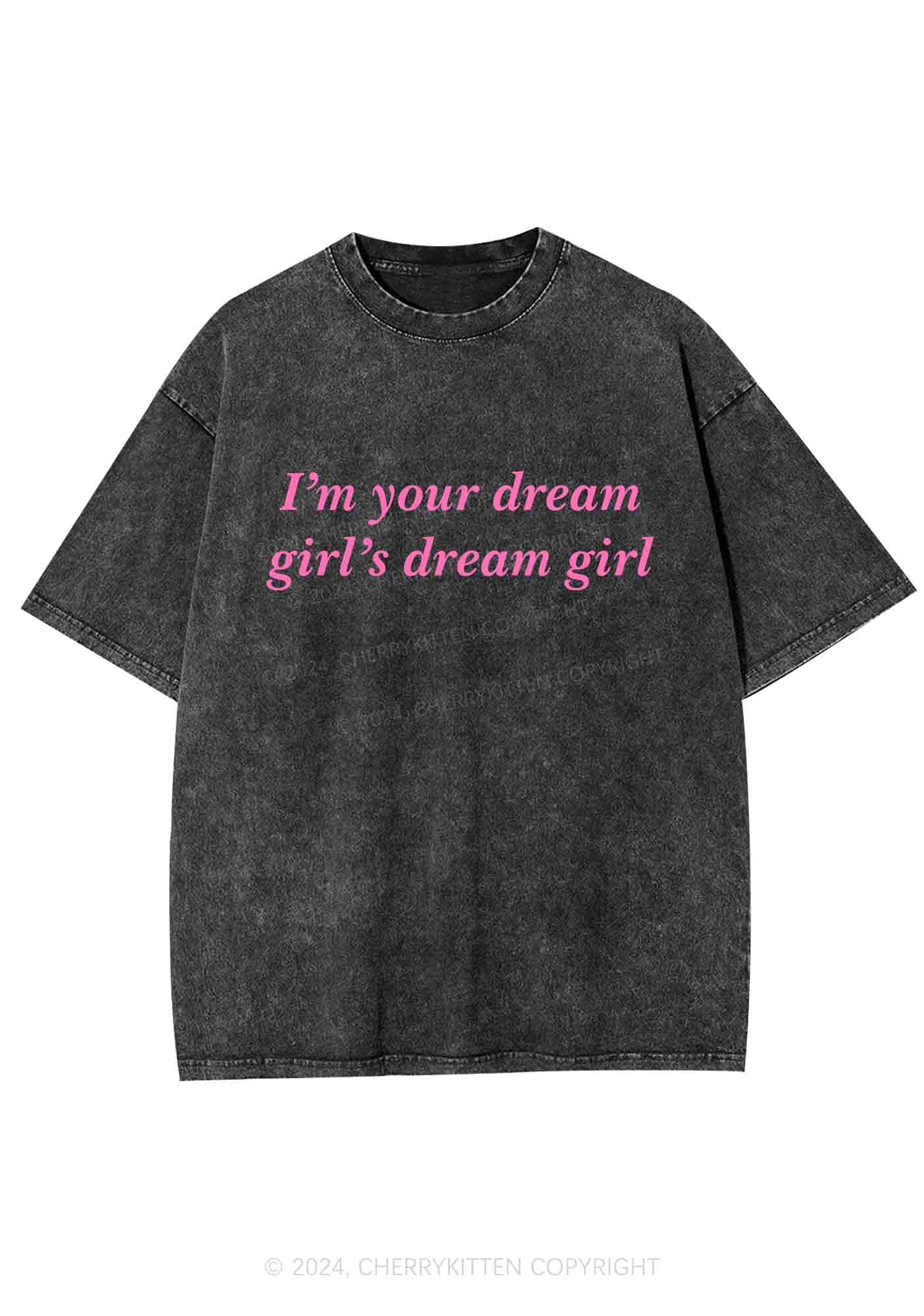Dream Girl Y2K Washed Tee Cherrykitten