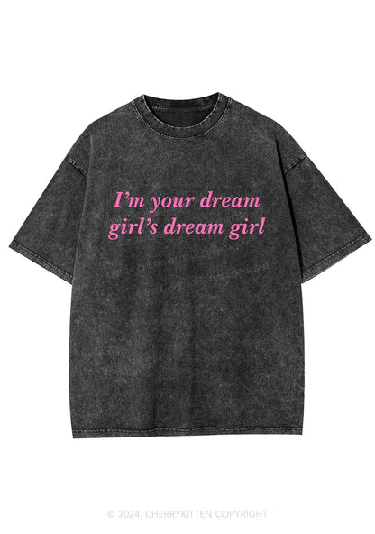 Dream Girl Y2K Washed Tee Cherrykitten