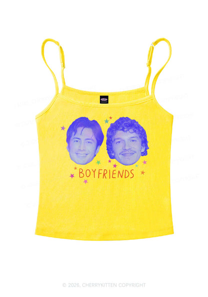 Neon Boyfriends Photo HR Y2K Spaghetti Strap Cami Cherrykitten