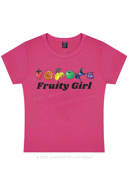 Fruity Girl Y2K Baby Tee Cherrykitten