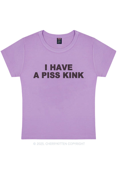 Piss Kink Y2K Baby Tee Cherrykitten