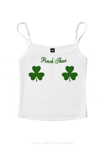 Pinch These St Patricks Y2K Spaghetti Strap Cami Cherrykitten
